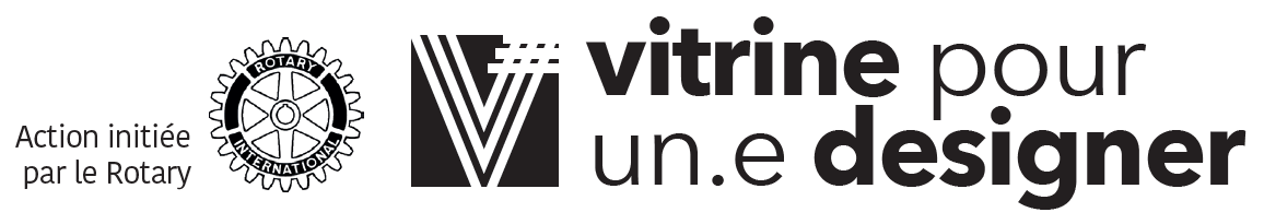 Logo + mention Rotary (noir)